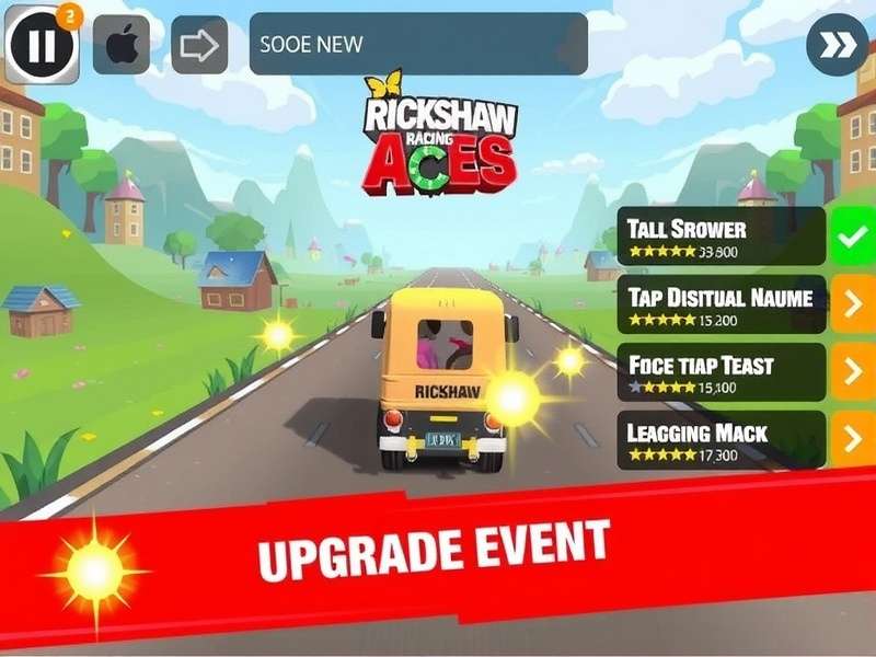 Rickshaw Racing Aces festival event